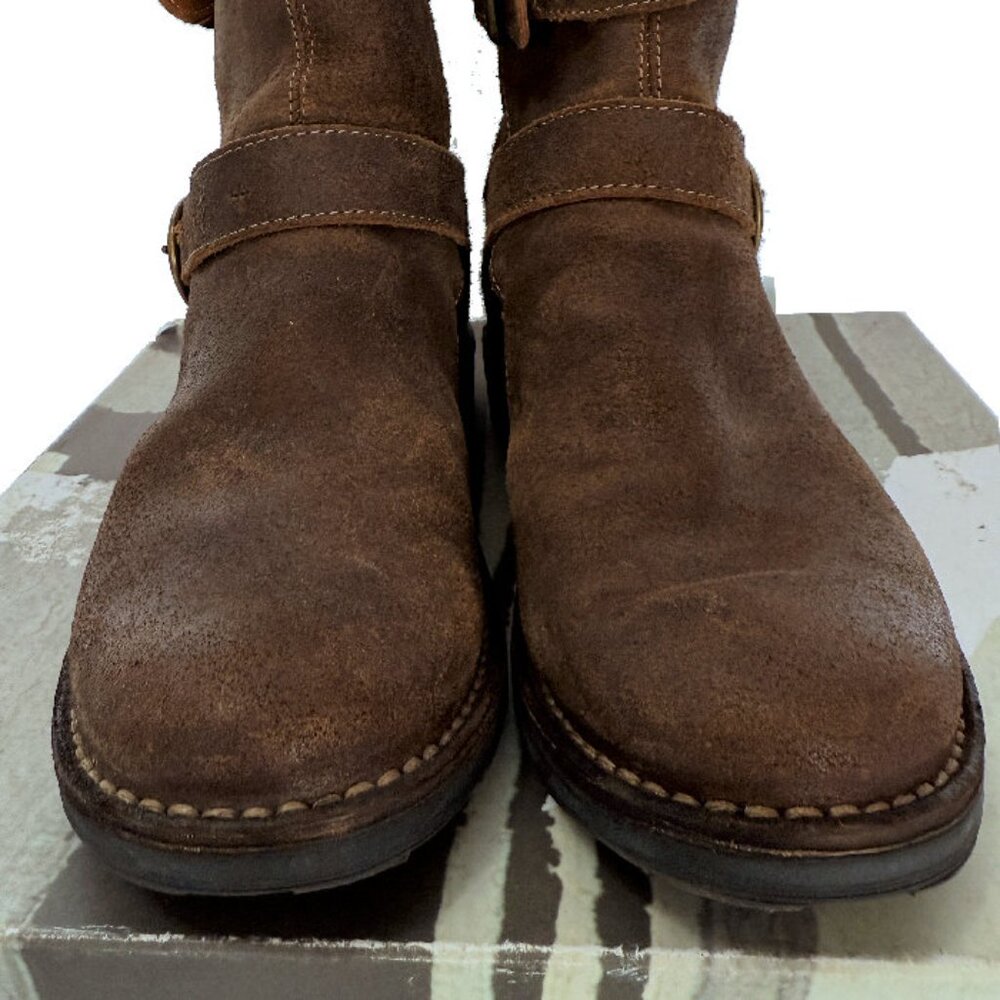FIORENTINI + BAKER 2-Buckle Eternity 713 Moto Boots Levanzo Ice Size 38.5 NIB - Picture 4 of 14